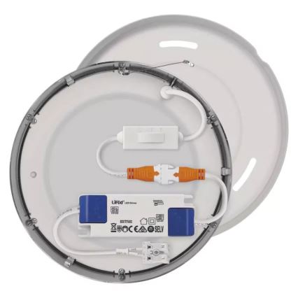 Φωτιστικό οροφής LED NEXXO LED/12,5W/230V 3000/3500/4000K διάμετρος 17 cm ματ χρώμιο