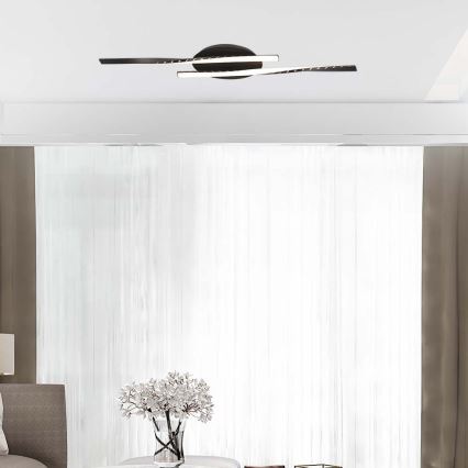 Φωτιστικό οροφής LED LED/12W/230V 3000K 94,5 cm μαύρο