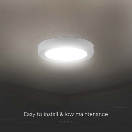 Φωτιστικό οροφής LED LED/12W/230V 3000K διάμετρος 16,7 cm λευκό