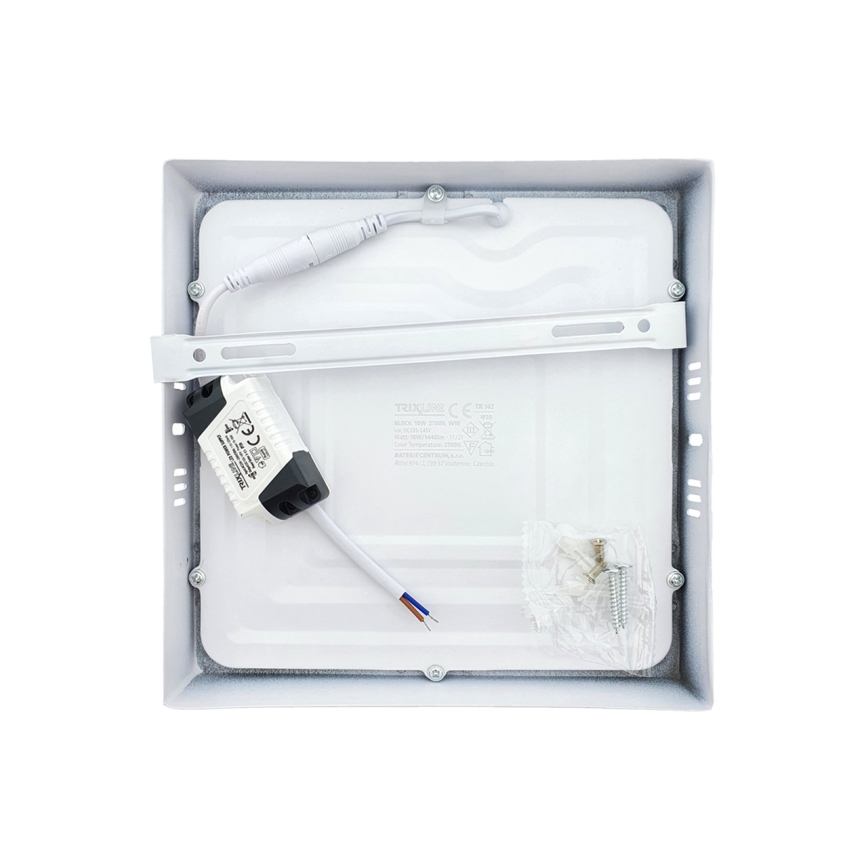Φωτιστικό οροφής LED LED/18W/230V 2700K 21x21 cm λευκό