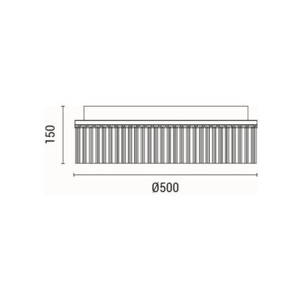 Φωτιστικό οροφής LED LED/18W/230V 3000K