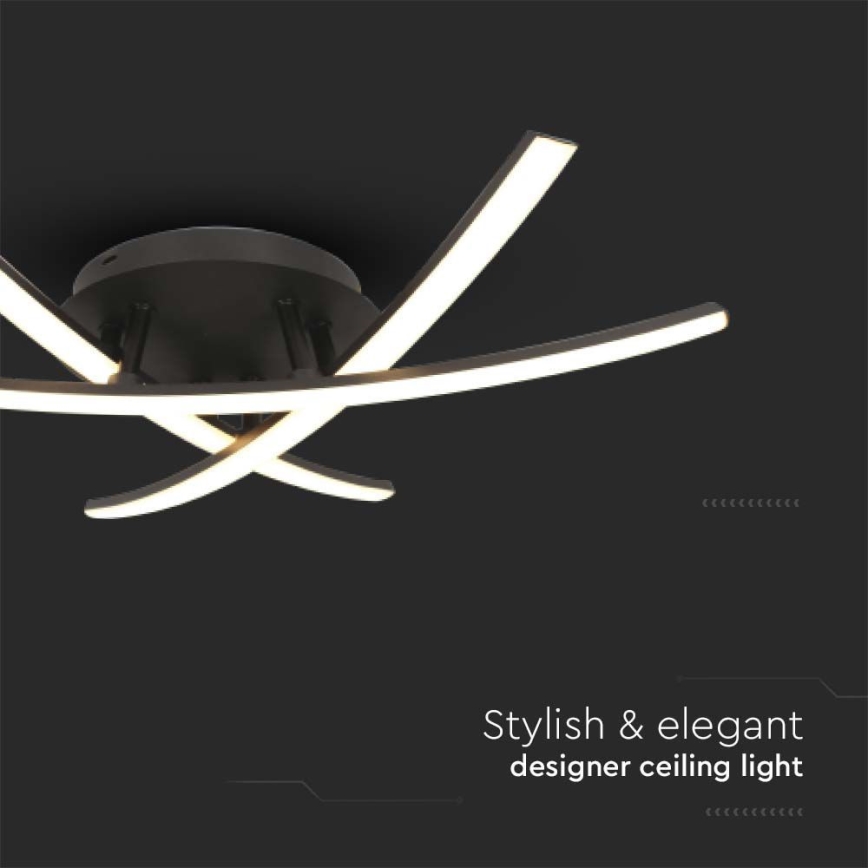 Φωτιστικό οροφής LED LED/20W/230V 3000K μαύρο