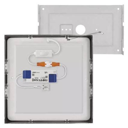 Φωτιστικό οροφής LED NEXXO LED/21W/230 3000/3500/4000K 22,5x22,5 cm ματ χρώμιο