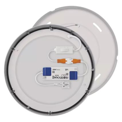 Φωτιστικό οροφής LED NEXXO LED/21W/230V 3000/3500/4000K διάμετρος 22,5 cm γυαλιστερό χρώμιο