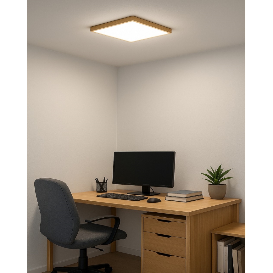 Φωτιστικό οροφής LED LED/24W/230V 3000/4000/6500K 30x30 cm μπεζ