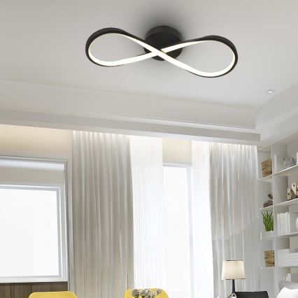 Φωτιστικό οροφής LED LED/24W/230V 3000K μαύρο