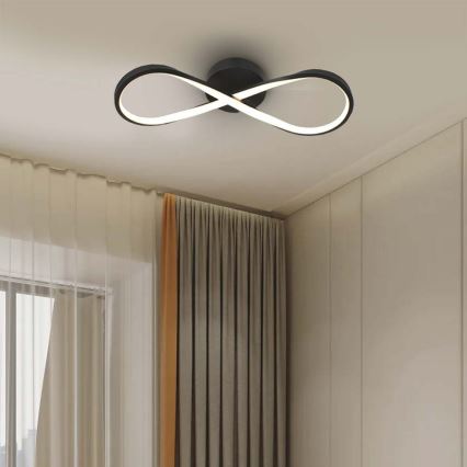 Φωτιστικό οροφής LED LED/24W/230V 3000K μαύρο