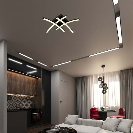 Φωτιστικό οροφής LED LED/24W/230V 3000K μαύρο