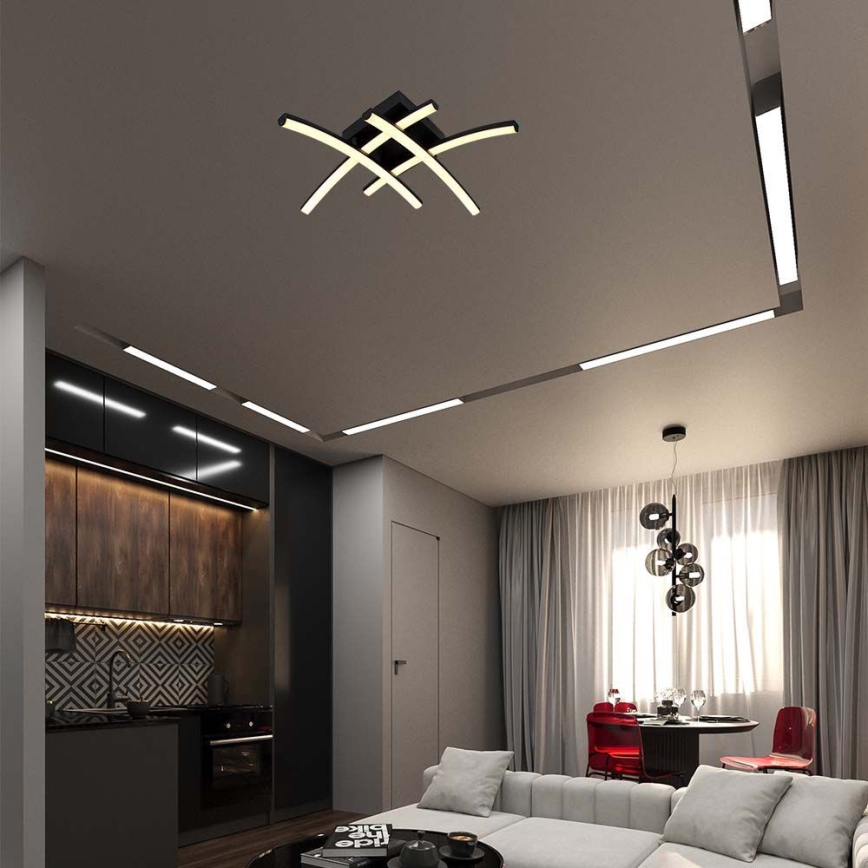 Φωτιστικό οροφής LED LED/24W/230V 3000K μαύρο