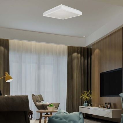 Φωτιστικό οροφής LED LED/24W/230V 4000K 45x45 cm λευκό