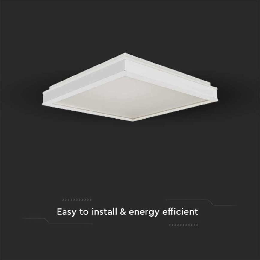 Φωτιστικό οροφής LED LED/24W/230V 4000K 45x45 cm λευκό