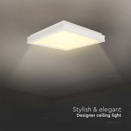 Φωτιστικό οροφής LED LED/24W/230V 4000K 45x45 cm λευκό