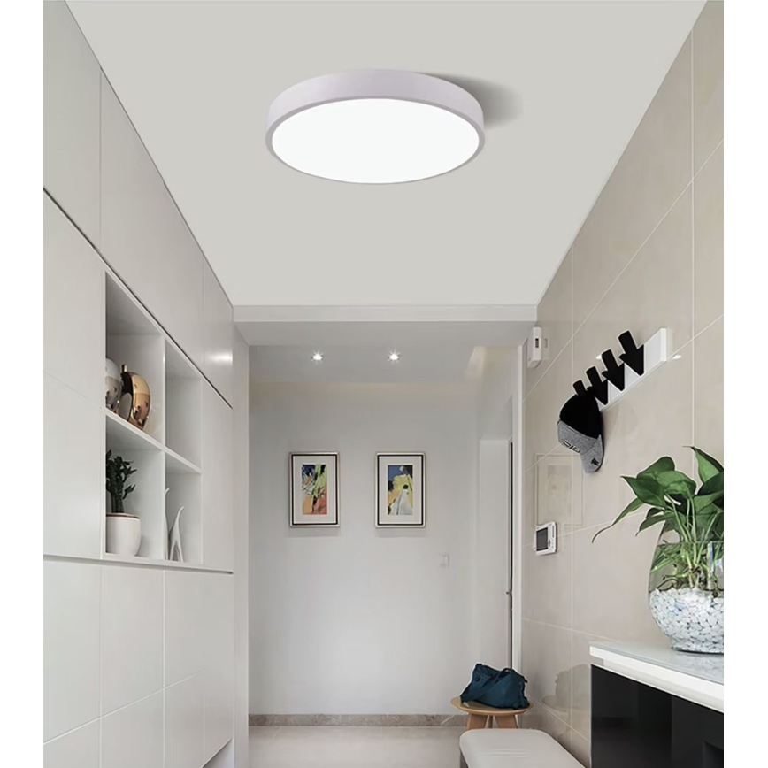 Φωτιστικό οροφής LED LED/30W/230V 4000K διάμετρος 30 cm λευκό