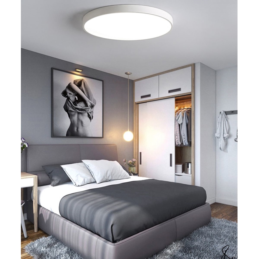 Φωτιστικό οροφής LED LED/30W/230V 4000K διάμετρος 30 cm λευκό
