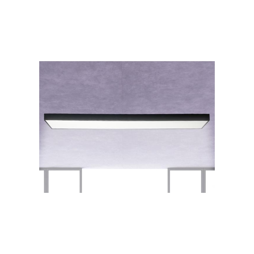Φωτιστικό οροφής LED LED/32W/230V 4000K 120x13 cm μαύρο