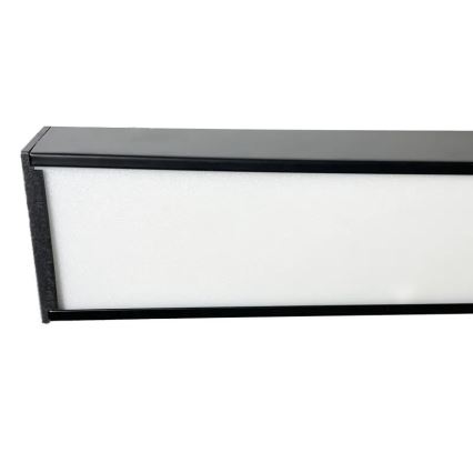 Φωτιστικό οροφής LED LED/32W/230V 4000K 120x13 cm μαύρο
