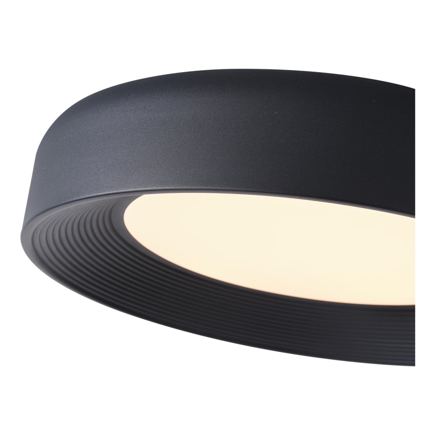 Φωτιστικό οροφής LED LED/40W/230V 3000K μαύρο διάμετρος 50 cm