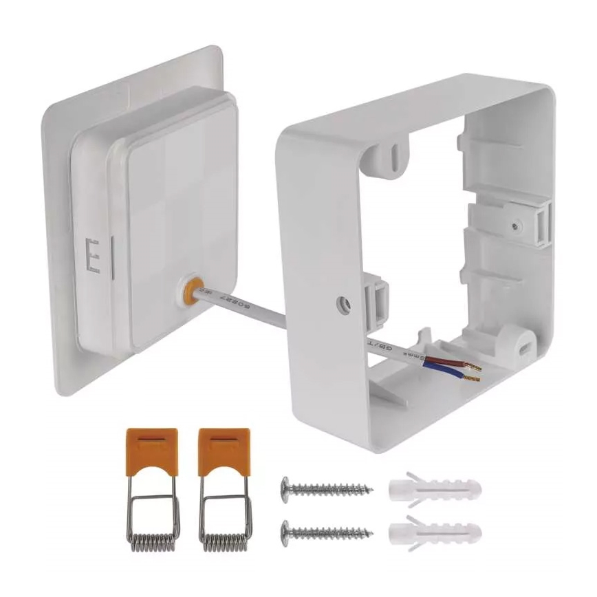 Φωτιστικό οροφής LED LED/9W/230V 12x12 cm λευκό
