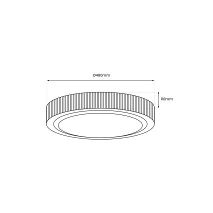 Φωτιστικό οροφής LED MIRI LED/34W/230V διάμετρος 49 cm