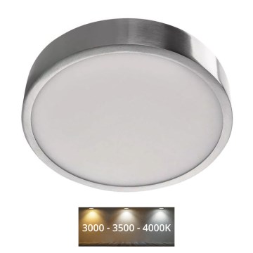 Φωτιστικό οροφής LED NEXXO LED/21W/230V 3000/3500/4000K διάμετρος 22,5 cm γυαλιστερό χρώμιο