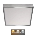 Φωτιστικό οροφής LED NEXXO LED/28,5W/230V 3000/3500/4000K 30x30 cm ματ χρώμιο