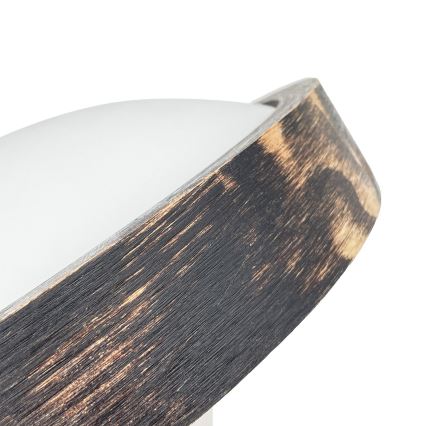 Φωτιστικό οροφής LED OAK SLIM LED/20W/230V 4000K διάμ. 27 cm βελανιδιά/σκούρο καφέ