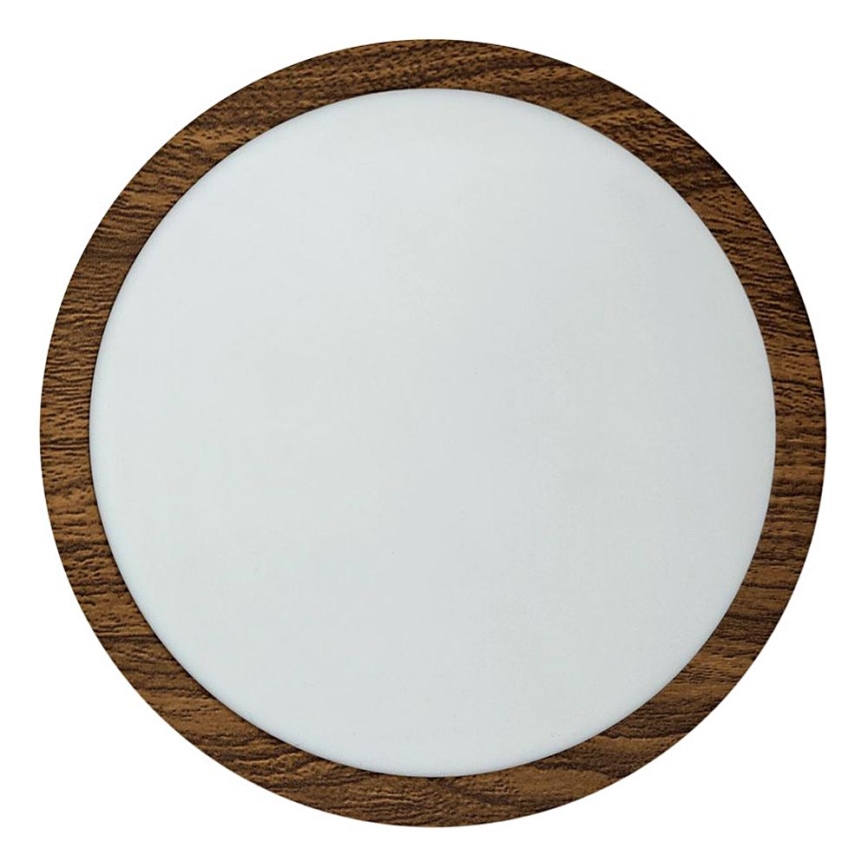 Φωτιστικό οροφής LED RING LED/18W/230V 4200K διάμετρος 21 cm καφέ