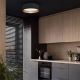 Φωτιστικό οροφής LED RONDO LED/18W/230V μαύρο