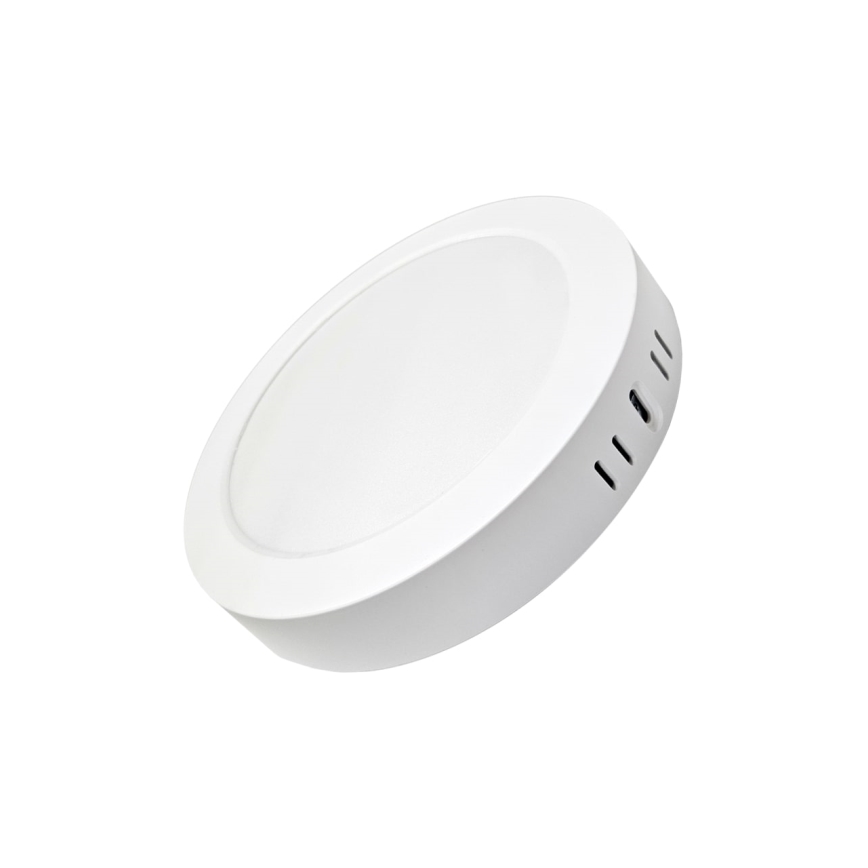 Φωτιστικό οροφής LED ROUND LED/18W/230V 4000K διάμετρος 21,5 cm λευκό