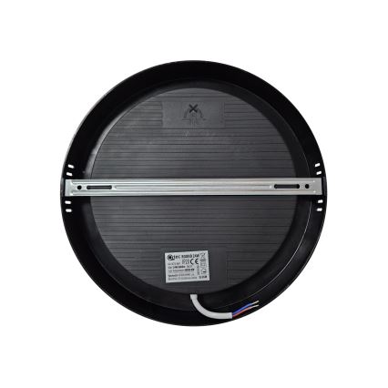 Φωτιστικό οροφής LED ROUND LED/24W/230V 4000K διάμετρος 28,8 cm μαύρο