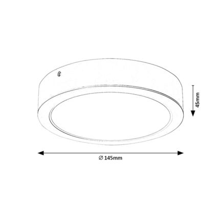 Φωτιστικό οροφής LED LED/12W/230V δ. 14,5 cm