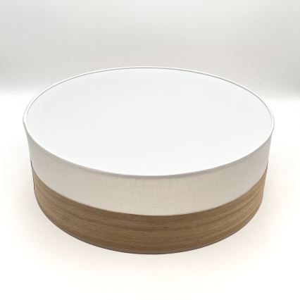 Φωτιστικό οροφής LED SIRJA WOOD LED/36W/230V διάμετρος 45 cm λευκό/δρυς