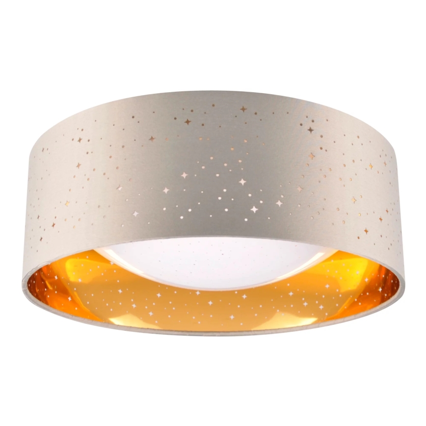 Φωτιστικό οροφής LED TULUZA LED/18W/230V διάμετρος 32 cm καφέ