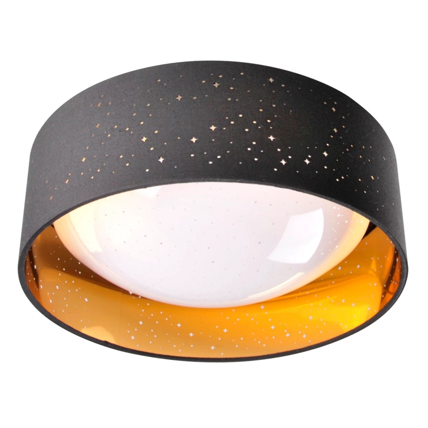 Φωτιστικό οροφής LED TULUZA LED/18W/230V διάμετρος 32 cm μαύρο