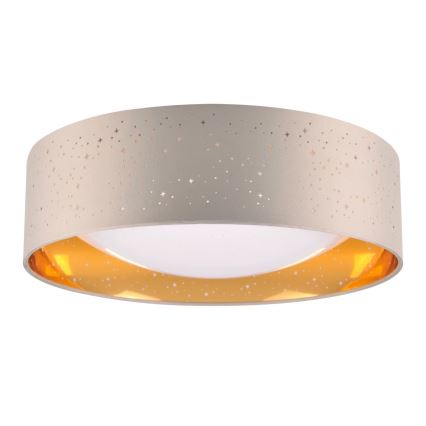 Φωτιστικό οροφής LED TULUZA LED/24W/230V διάμετρος 40 cm καφέ