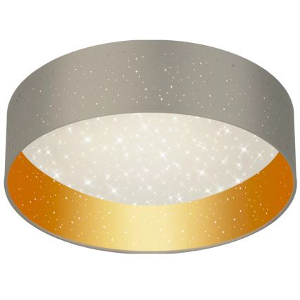 Φωτιστικό οροφής LED TULUZA LED/24W/230V διάμετρος 40 cm καφέ