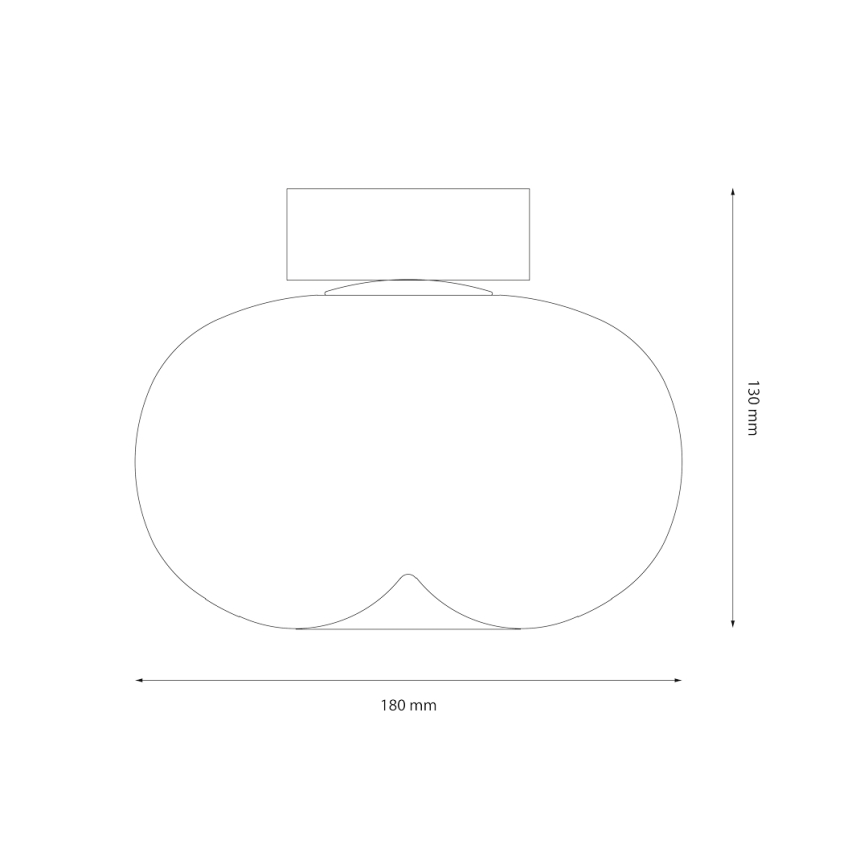 Φωτιστικό οροφής LED VASO LED/4W/230V διάμετρος 18 cm λευκό
