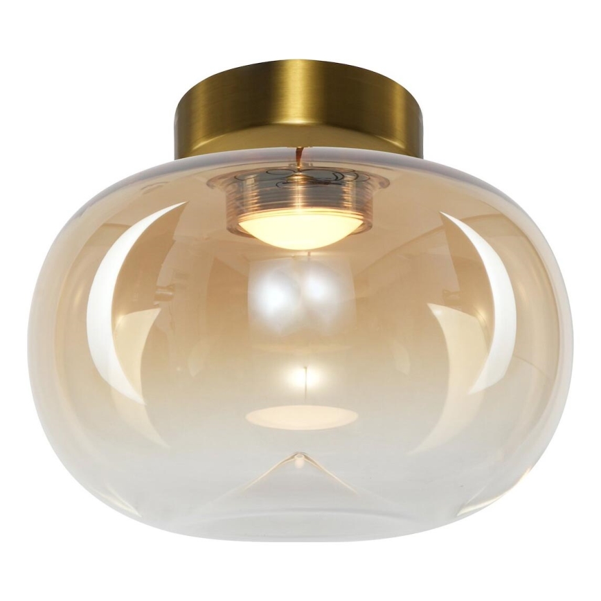 Φωτιστικό οροφής LED VASO LED/4W/230V διάμετρος 18 cm χρυσό/φιμέ