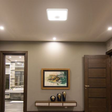 Φωτιστικό οροφής LED με αισθητήρα SAMSUNG CHIP LED/12W/230V 3000/4000/6000K λευκό