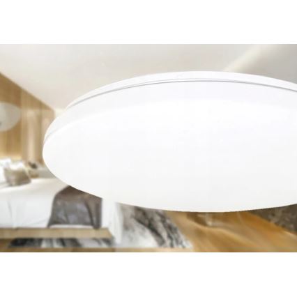 Φωτιστικό οροφής LED with motion και dusk αισθητήρας LED/24W/230V 4000K διάμετρος 32,5 cm λευκό