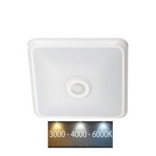 Φωτιστικό οροφής LED με αισθητήρα SAMSUNG CHIP LED/12W/230V 3000/4000/6000K λευκό