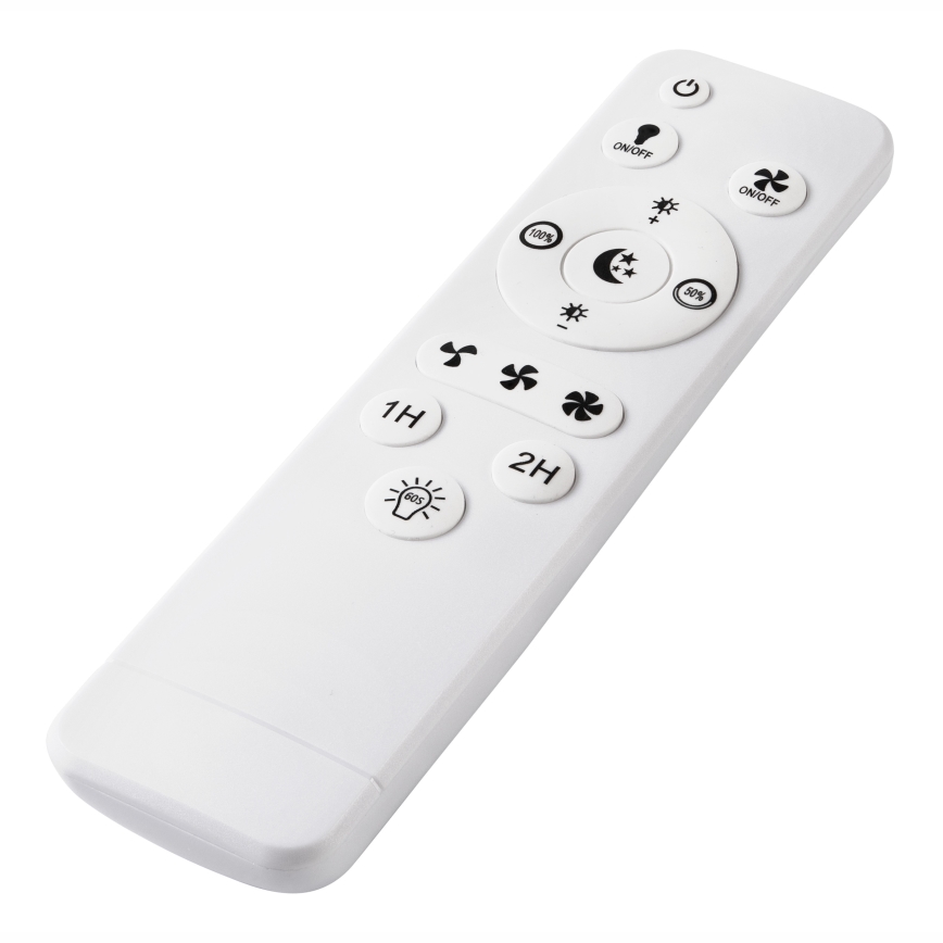 LED Φωτιστικό οροφής dimmable με ανεμιστήρα APOLLO LED/38W/230V μαύρο + τηλεχειριστήριο