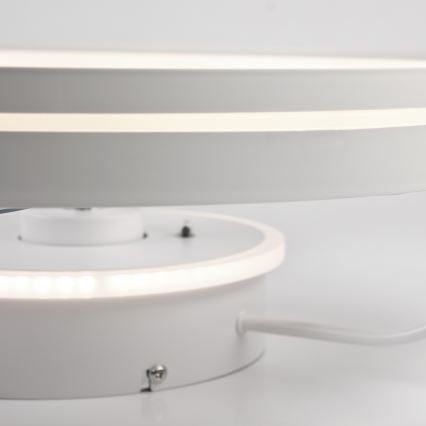 LED Φωτιστικό οροφής dimmable με ανεμιστήρα FARGO LED/37W/230V λευκό + τηλεχειριστήριο