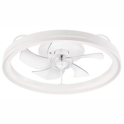 LED Φωτιστικό οροφής dimmable με ανεμιστήρα FARGO LED/37W/230V λευκό + τηλεχειριστήριο