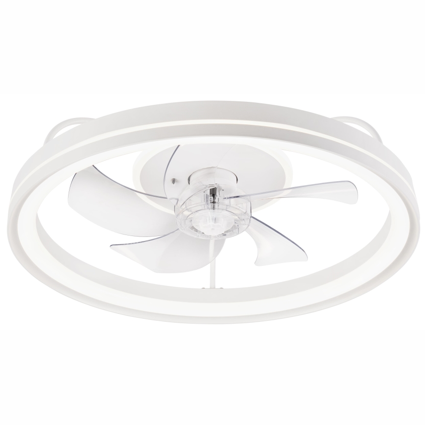 LED Φωτιστικό οροφής dimmable με ανεμιστήρα FARGO LED/37W/230V λευκό + τηλεχειριστήριο