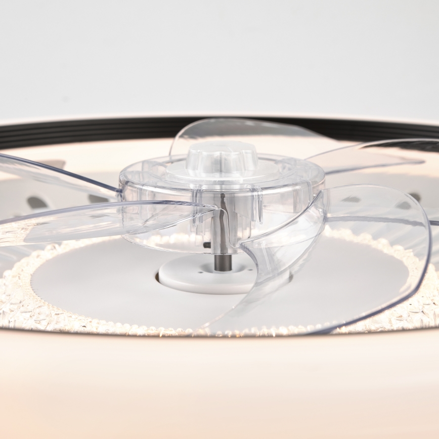 LED Φωτιστικό οροφής dimmable με ανεμιστήρα GEMMA LED/37W/230V λευκό + τηλεχειριστήριο