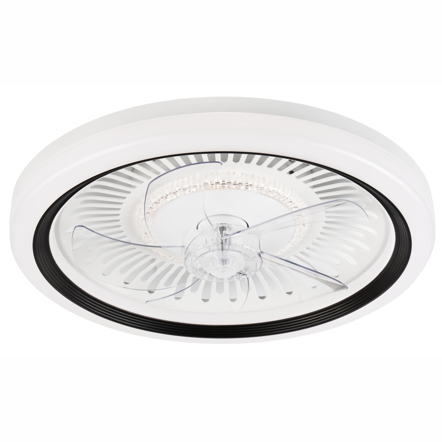 LED Φωτιστικό οροφής dimmable με ανεμιστήρα GEMMA LED/37W/230V λευκό + τηλεχειριστήριο