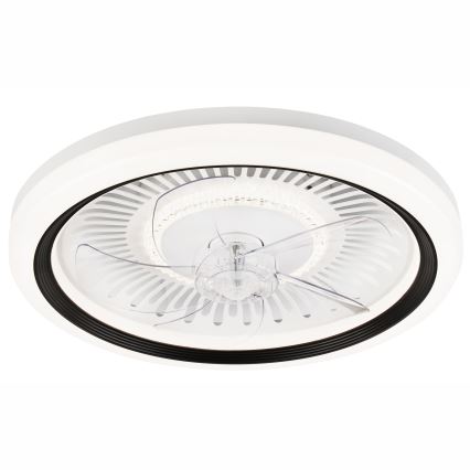 LED Φωτιστικό οροφής dimmable με ανεμιστήρα GEMMA LED/37W/230V λευκό + τηλεχειριστήριο