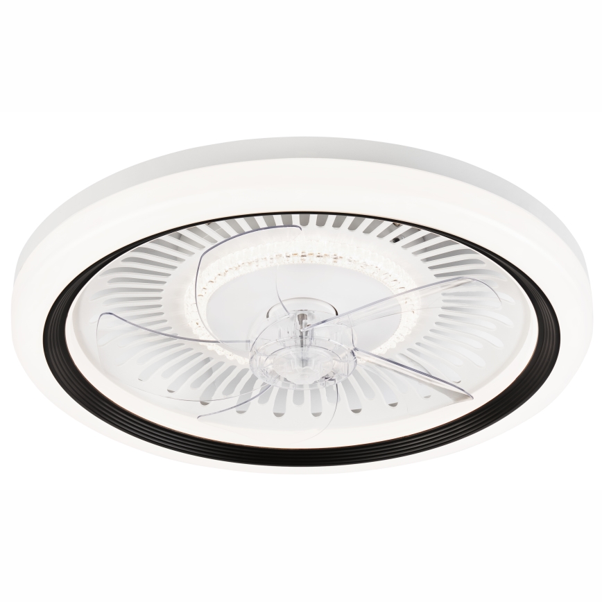 LED Φωτιστικό οροφής dimmable με ανεμιστήρα GEMMA LED/37W/230V λευκό + τηλεχειριστήριο