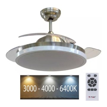 Φωτιστικό οροφής LED με ανεμιστήρα LED/30W/230V  3000/4000/6400 K + RC